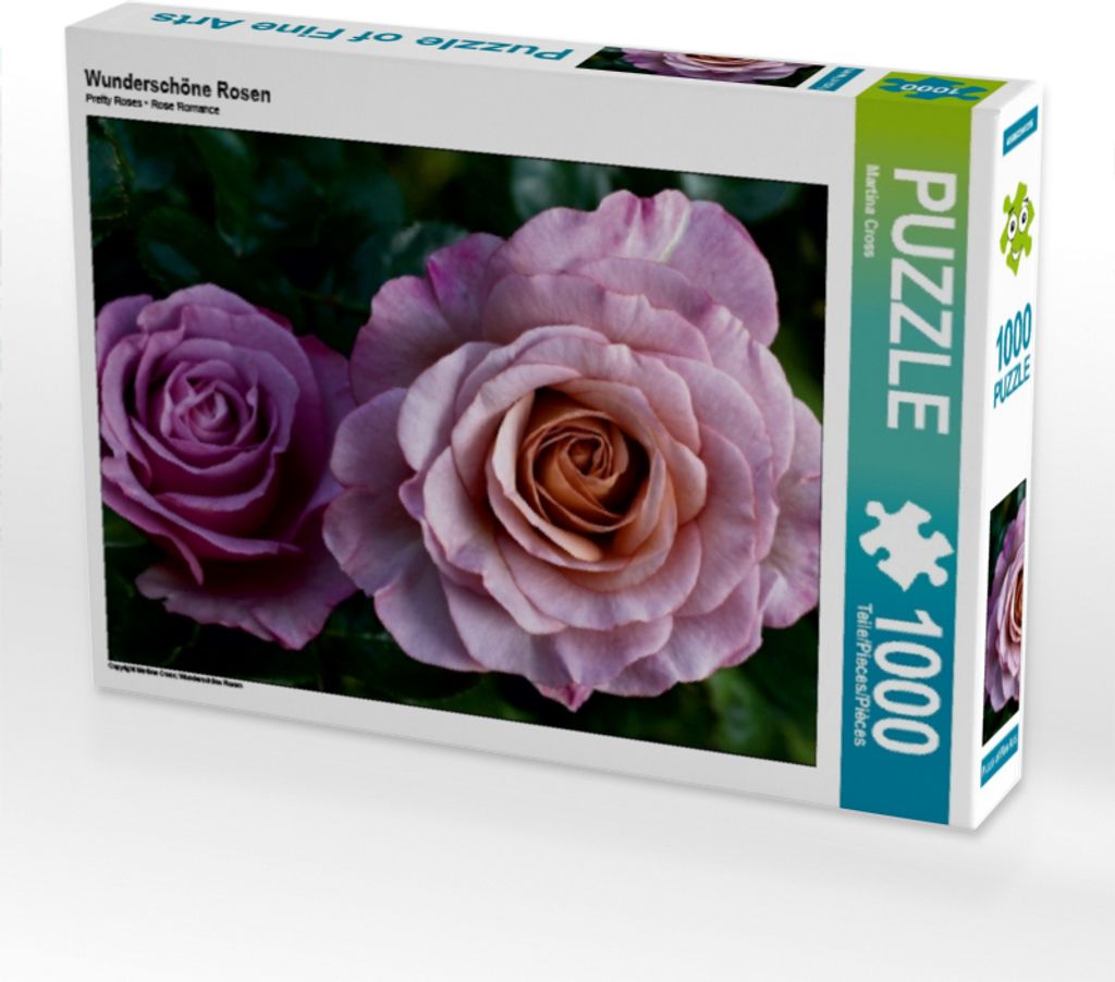 Calvendo Wunderschöne Rosen 1000 Teile Puzzle quer Produktbild 