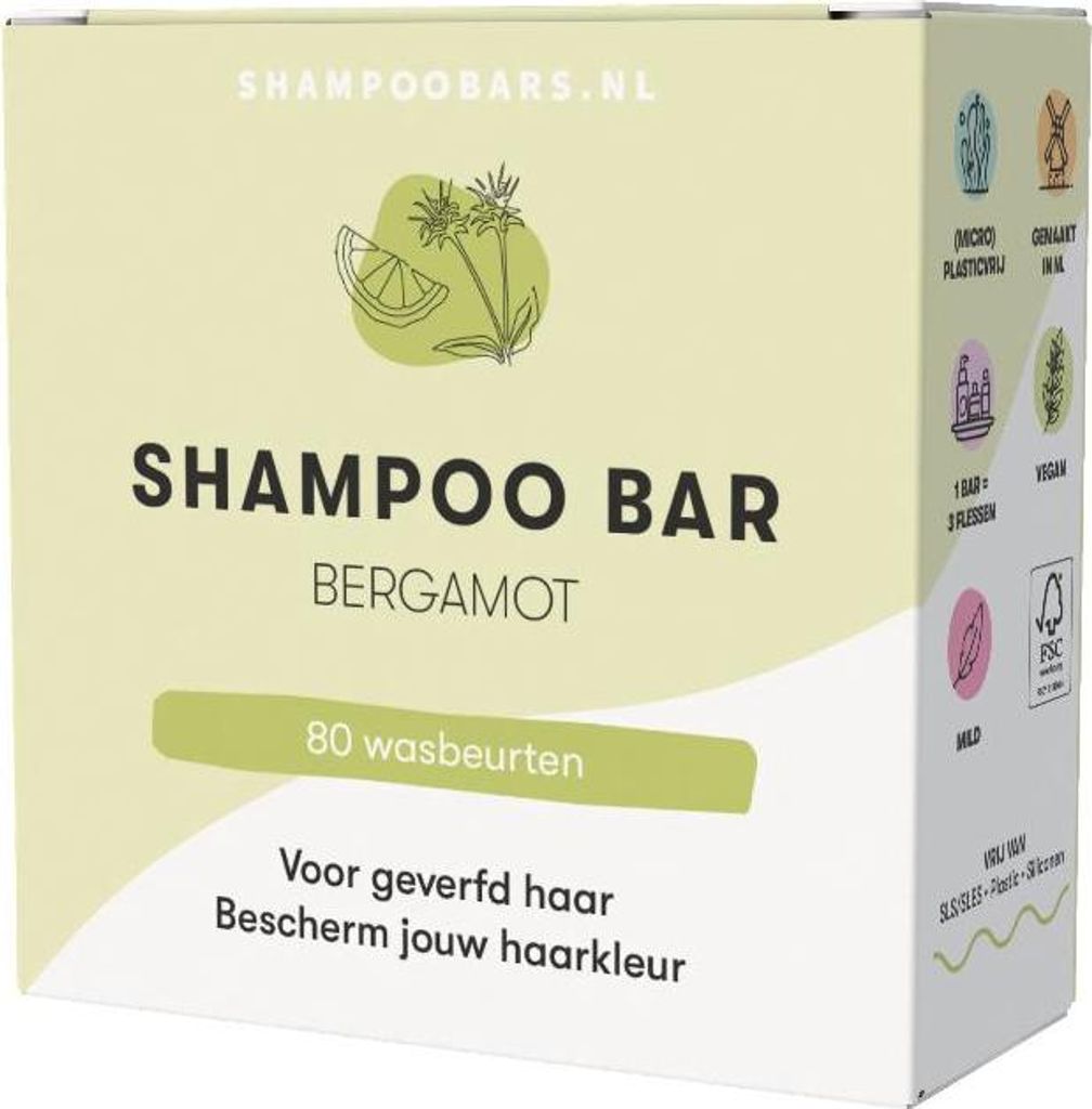 ShampooBars Shampoo Bar Bergamot 60gr