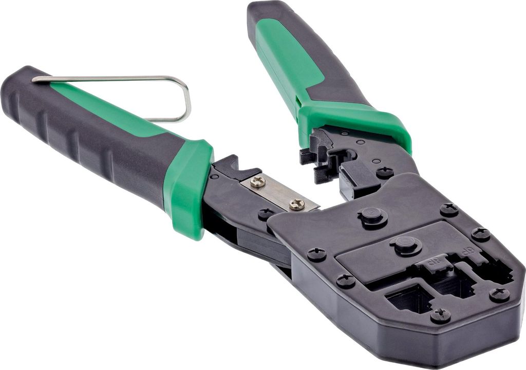 InLine Modular Crimpzange, für RJ11, RJ12, RJ45 Stecker