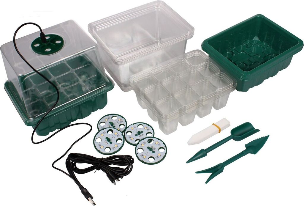 Seedling Pot 12 Light minipařeniště sada 5 ks 1 balení Obrázek produktu 