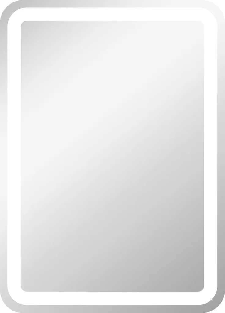 Miroir LED Anti-buée Argent 70x50 cm avec Luminosité Programmable - 12