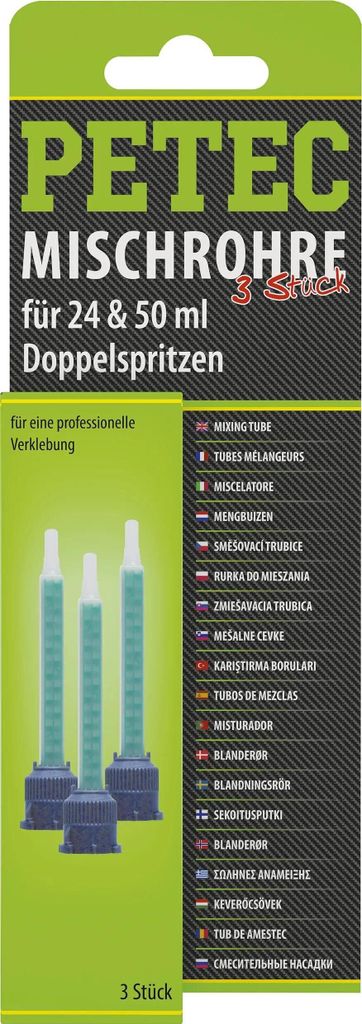 Petec Mischrohre Mischrohr für 24ml 50ml 1:1 98603 Produktbild 
