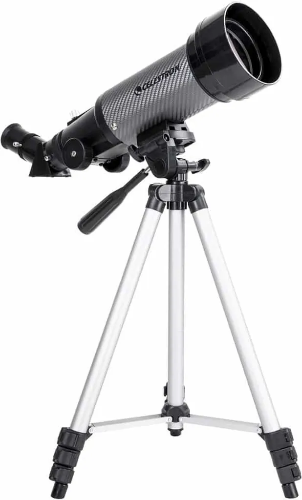 Télescope Réfracteur Celestron Travelscope 70 DX Noir et Gris Portatif