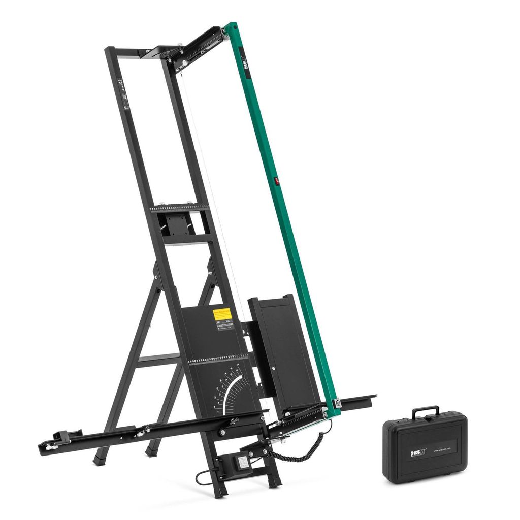 Expondo MSW Set Styroporschneider - 200 W - 1350 mm / 350 mm - mit Standfuß & Handschneider - 250 W