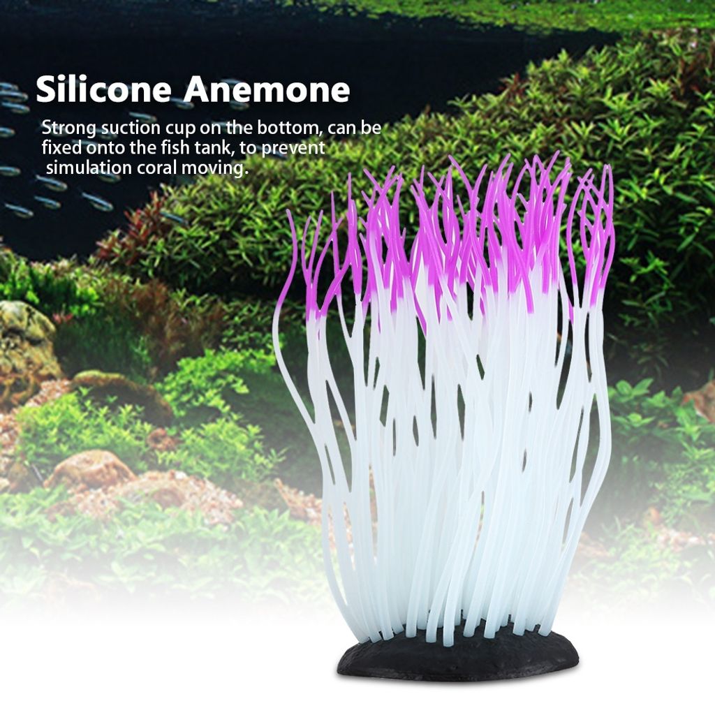 Künstliche Seeanemone aus Silikon, Korallenimitat, zur Produktbild 