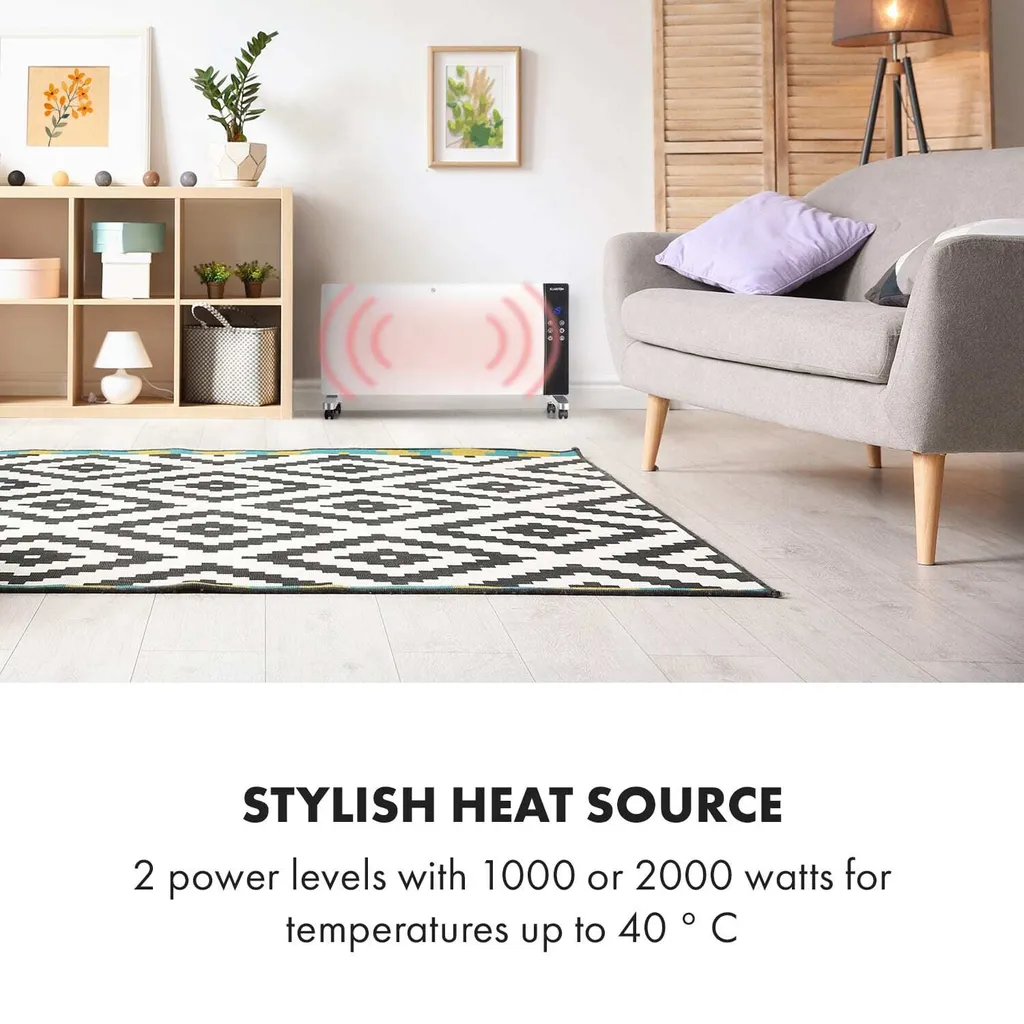 Fini le froid avec le radiateur Lindholm 2000W programmable et sûr