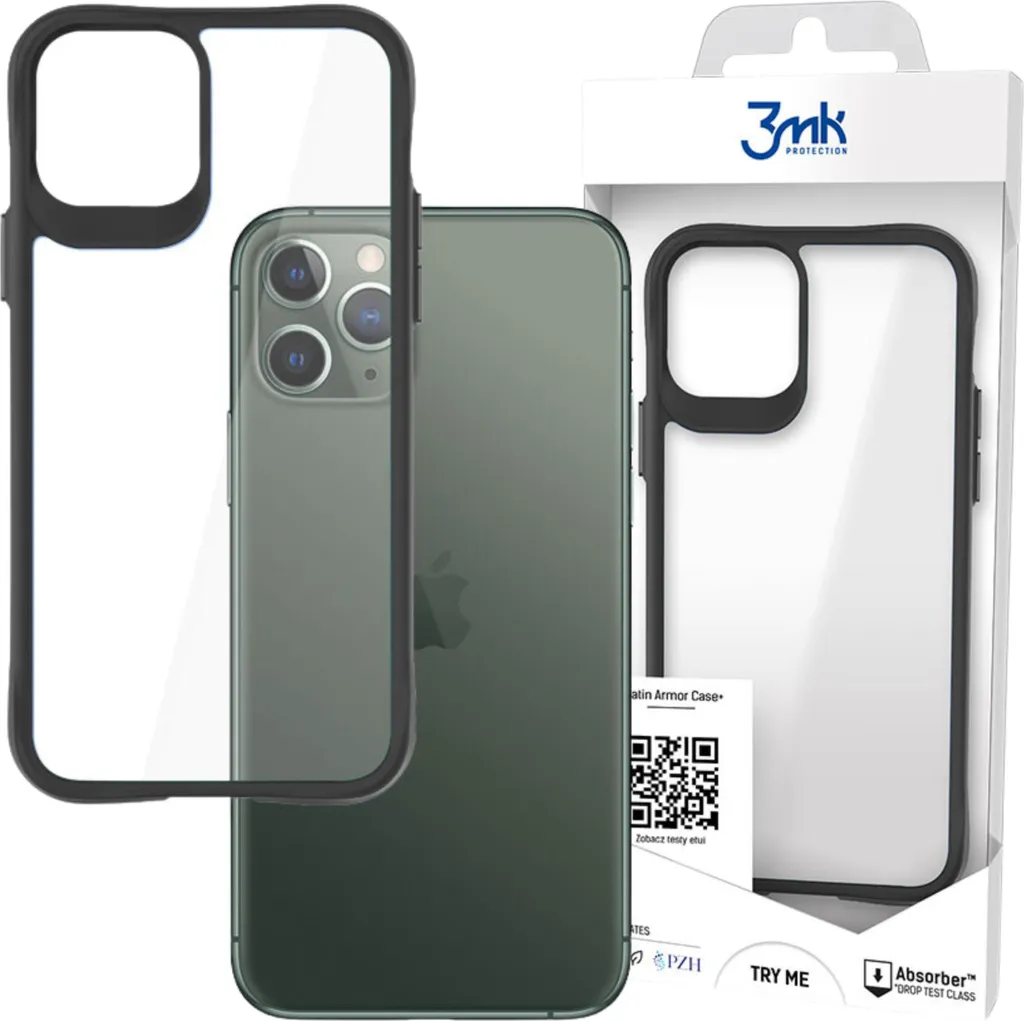 Apple Iphone 11 Pro Max - Custodia+ armatura satinata 3Mk