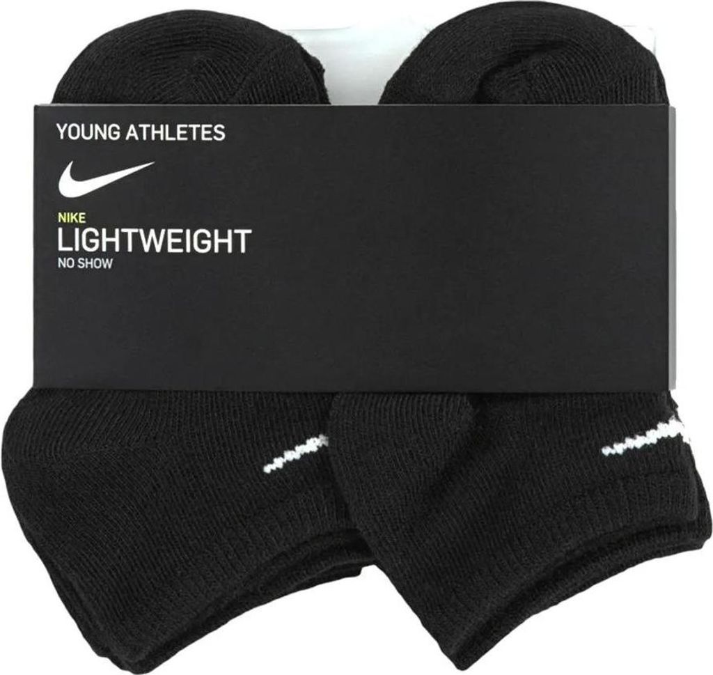 Nike Kids Colorful Low Unsichtbare Socken 6 Paare Schwarz EU 23 1/2-27 Schwarz EU 23 1/2-27