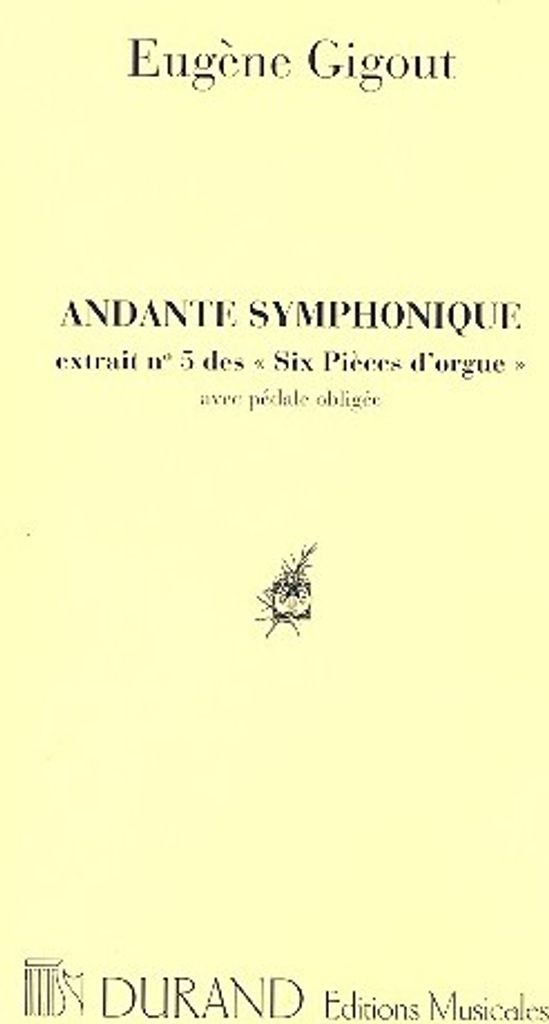 Andante Symphonique pour orgue