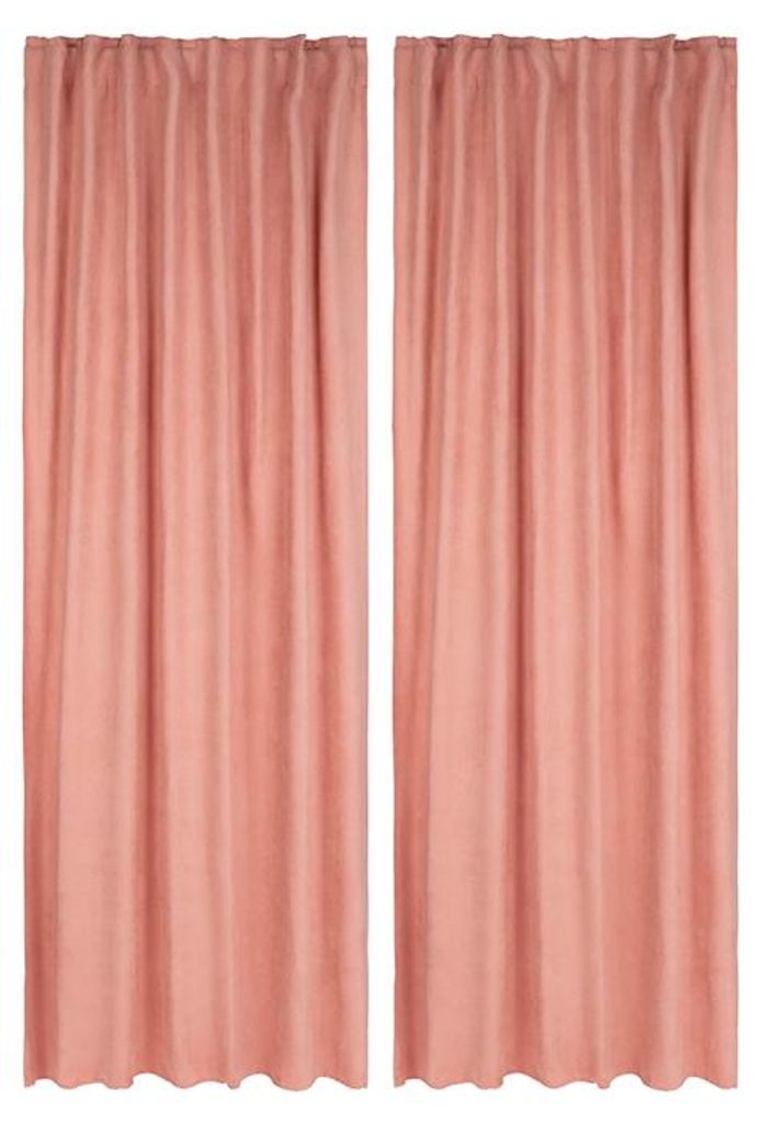 Livarno Home Vorhangschals 2er rose 135 x 254 cm blickdicht Produktbild 