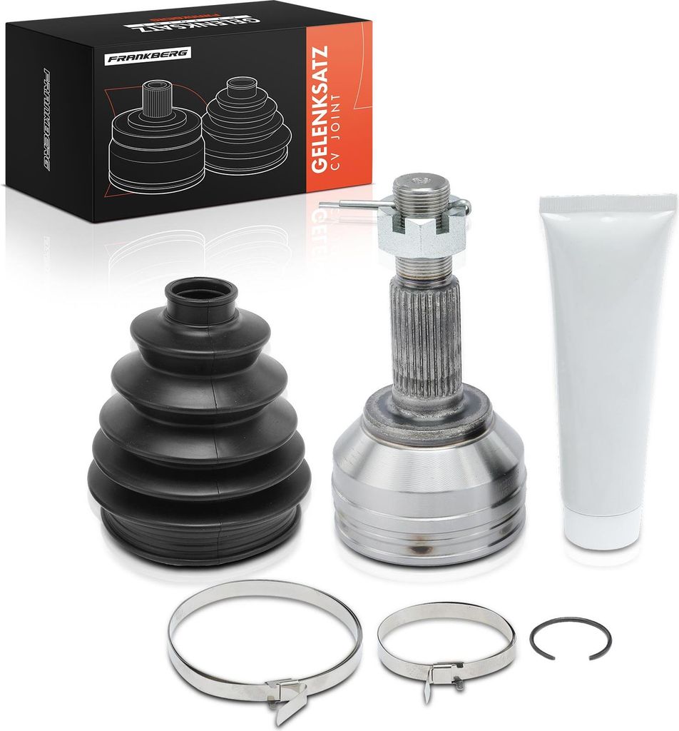 Frankberg 1x Antriebswelle Gelenksatz Vorderachse für Nissan Qashqai +2 I J10 JJ10E NJ10 1.6L