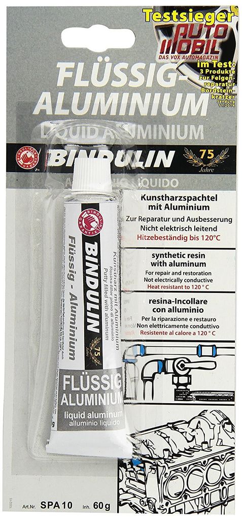 Flüssig-Aluminium  60 g Tube SBzur Reparatur, speziell an Produktbild 