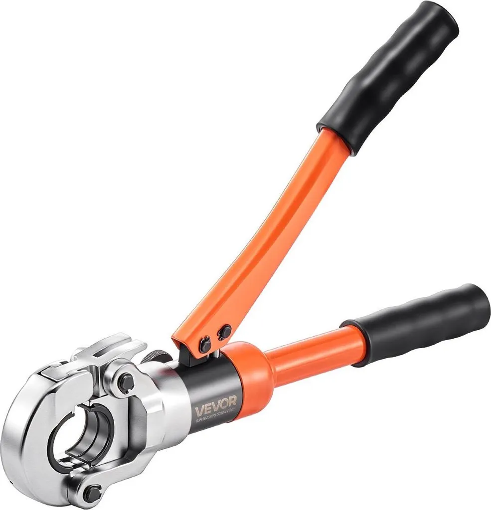 Pinza Idraulica Professionale V12-V28 per Tubi Inox e Rame | Kit Completo