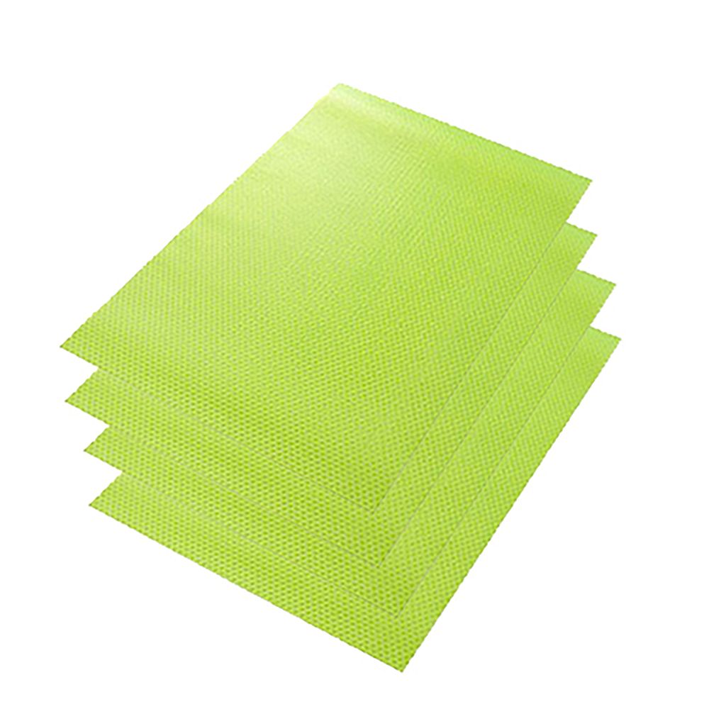 4 PCs Anti-Fouling Kissen Gefrierpolsterküche Kühlschrankmatte-Grün