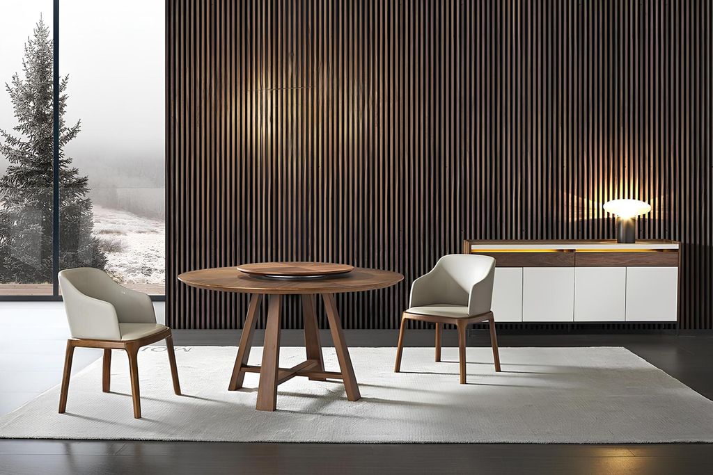 Design Holz Ess Lehn Stuhl Wohn Zimmer Garnitur Polster Neu Tisch +2 Stühle Set