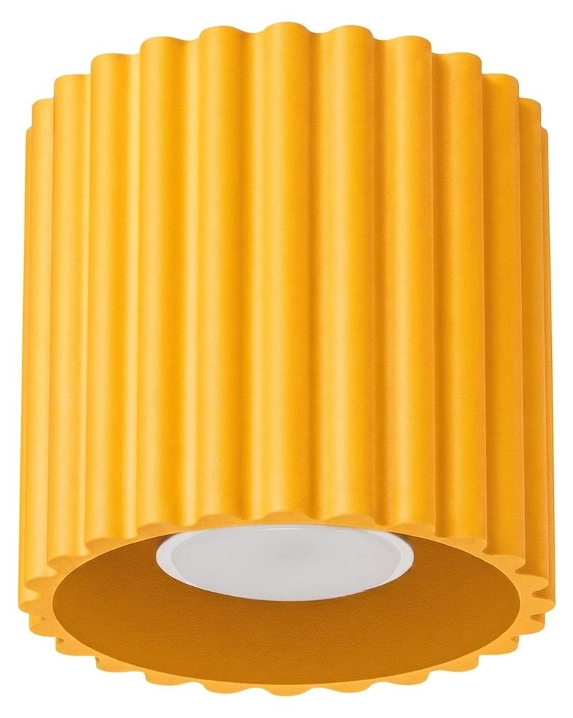 Plafon AURA 1 żółty GU10 1xGU10 10W aluminium 10x10x10cm Zdjęcie produktu 