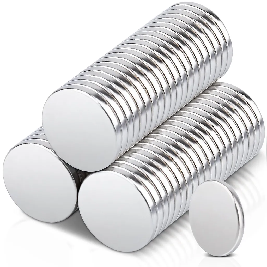 Aimants Néodyme Fins et Puissants 12x1,5 mm - Ne Glissent Plus du Tableau