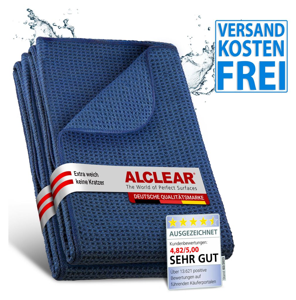 ALCLEAR 820901_2 Microfasertuch Trockenwunder, 2er, Produktbild 