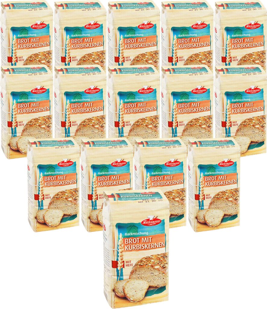 BIELMEIER Brotbackmischung Kürbiskernbrot 15 Stück á 500 g Produktbild 
