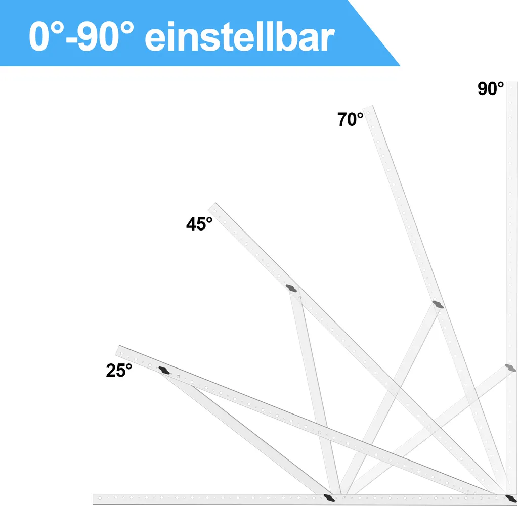 Miglior Rapporto Qualità/Prezzo: Staffe Solari Jiubiaz 104cm - 3