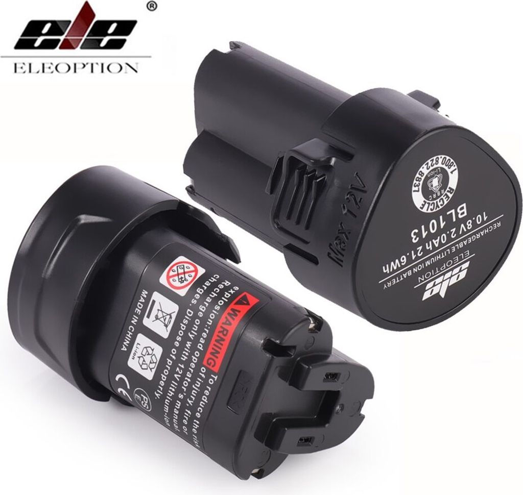 balení 2 lithiových baterií 10,8 V 2000 mAh pro Makita Obrázek produktu 