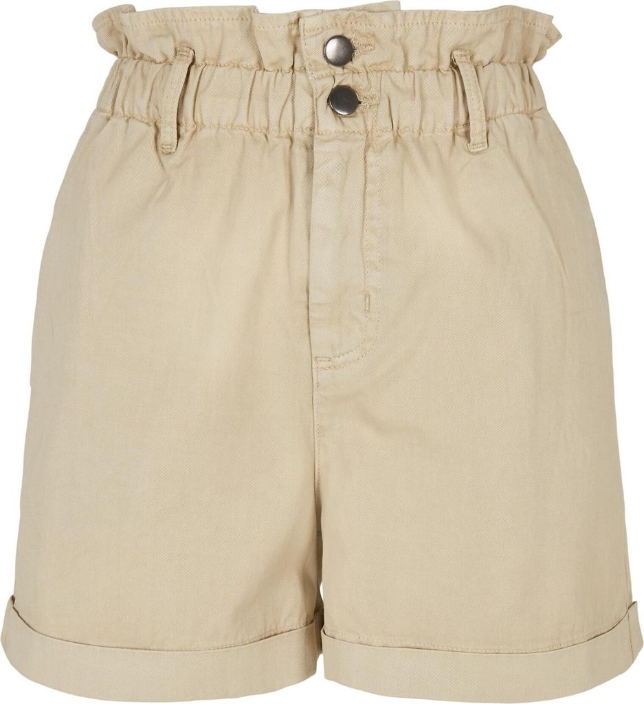 Urban Classics Ladies - Paperbag Shorts softseagrass - W28