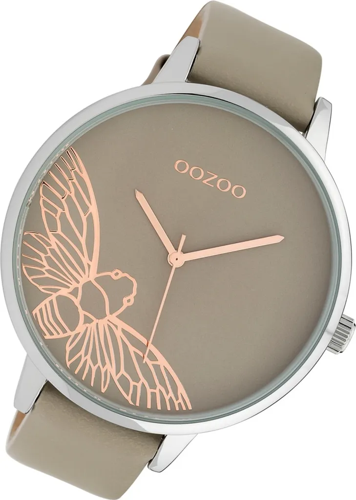 Oozoo Orologio Donna C10077 Pelle Marrone | Analogico Quarzo UOC10077