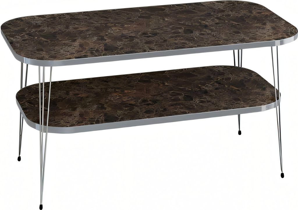 Eleganter brauner Couchtisch aus Holz für modernes Wohnzimmer