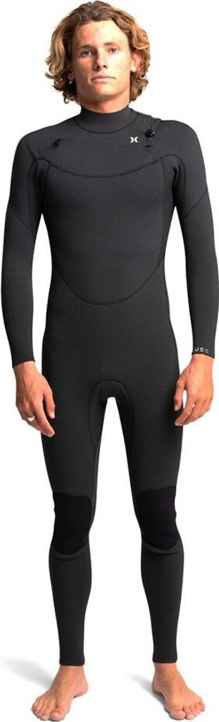 Hurley Plus 3/2 Mm Langarm-neoprenanzug Mit Brustreißverschluss Schwarz XL Schwarz XL