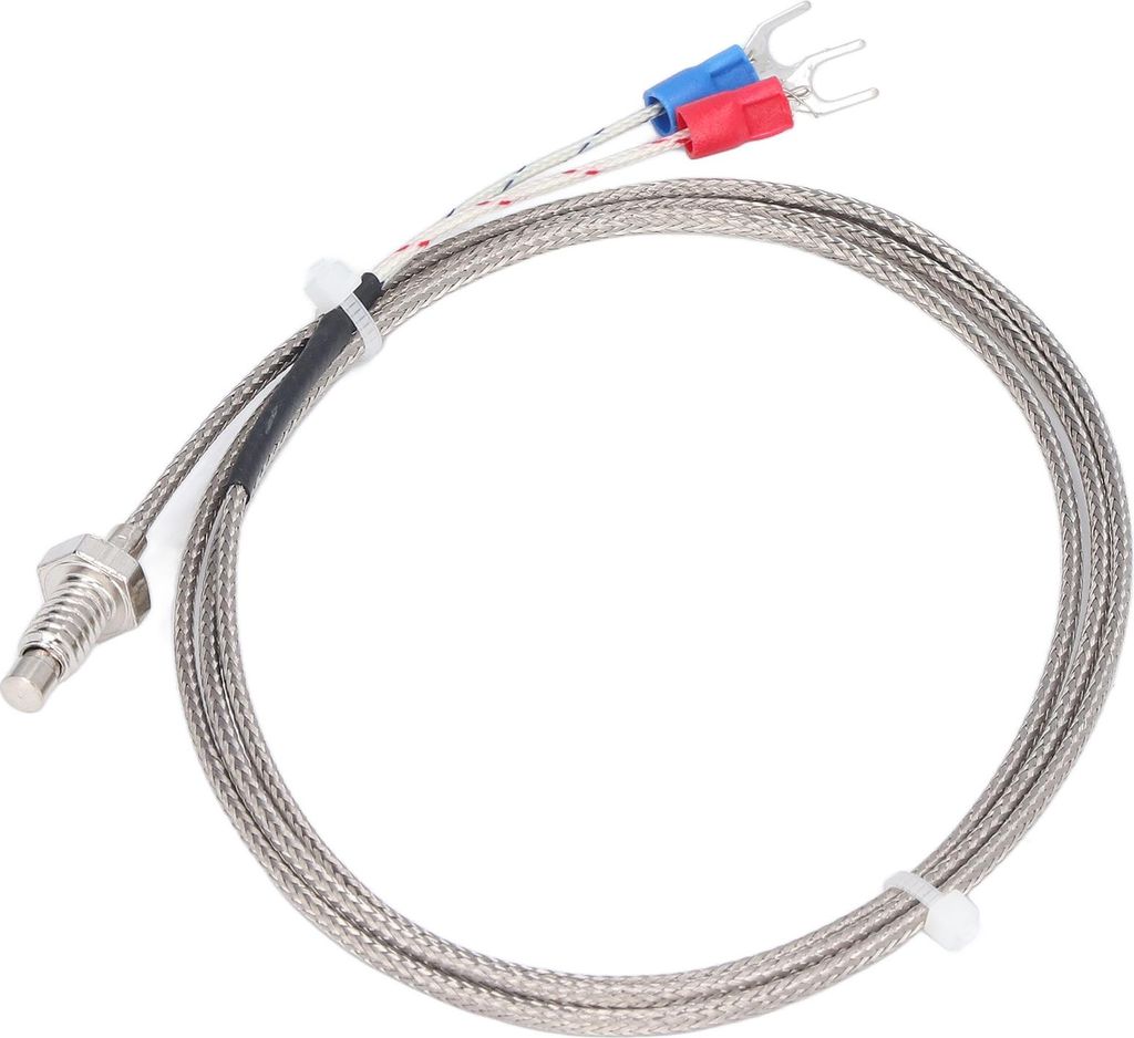 BERM Thermoelement Typ K, M6-Zoll-Schraubgewinde, Temperaturfühler, Kabel 0šC400 ¡ãC, 1 Meter