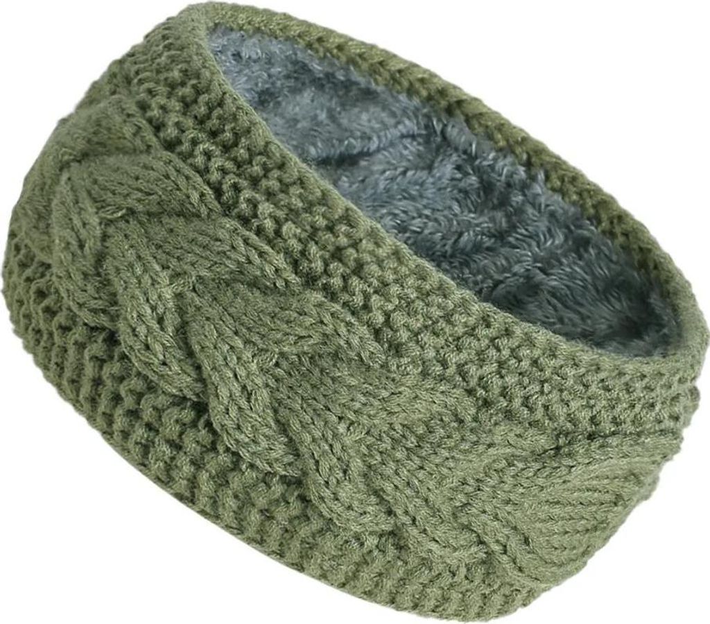 Stylisches grünes Stirnband ZB - Warm und Elegant für jeden Anlass KP39341