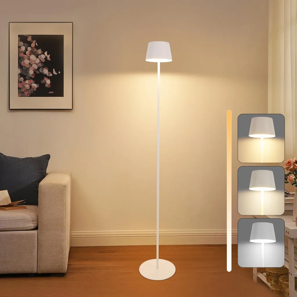 Lampe de jardin solaire pour terrasse et bureau sans fil LED 120cm