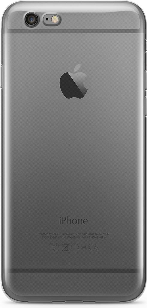 Mobigear Basics Durchsichtig iPhone 6 Hülle Flexibles TPU Backcover - Transparent