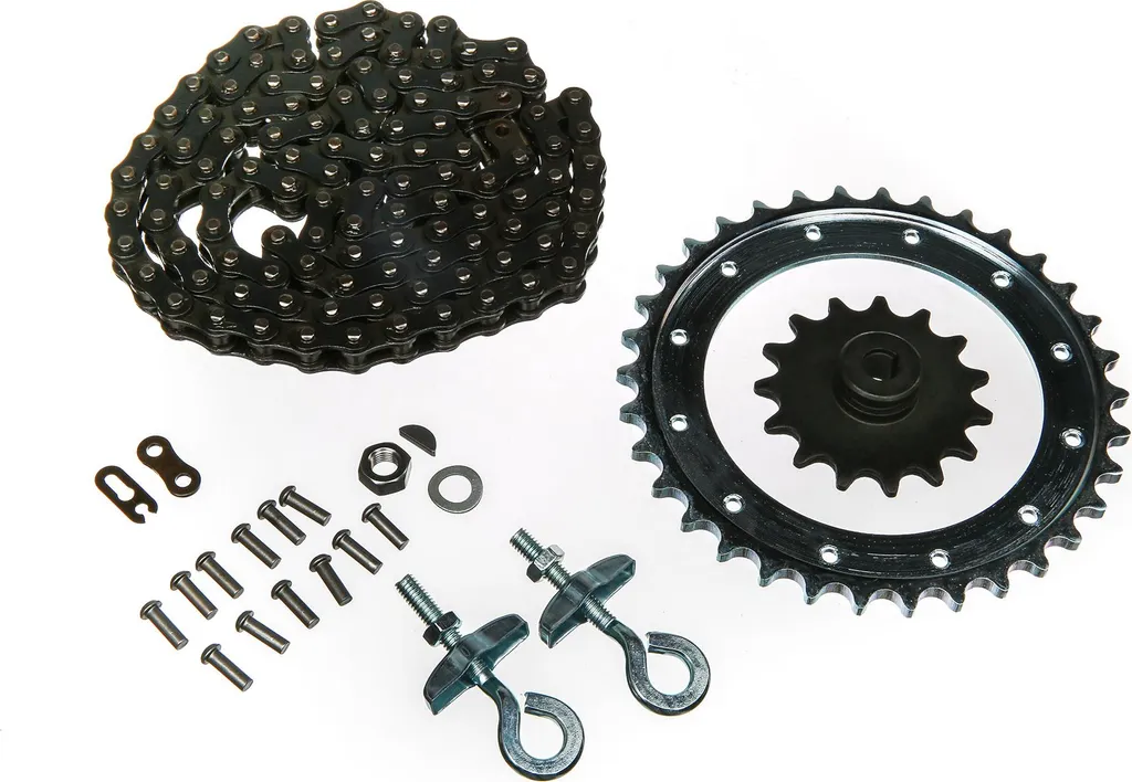 Kit rénovation chaîne SR2 SR2E pignon 15z et tendeur chaîne de 10mm