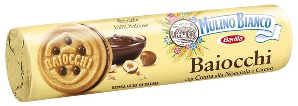 Mulino Bianco 8076809574969, Plätzchen, Kakao, Haselnuss, Produktbild 