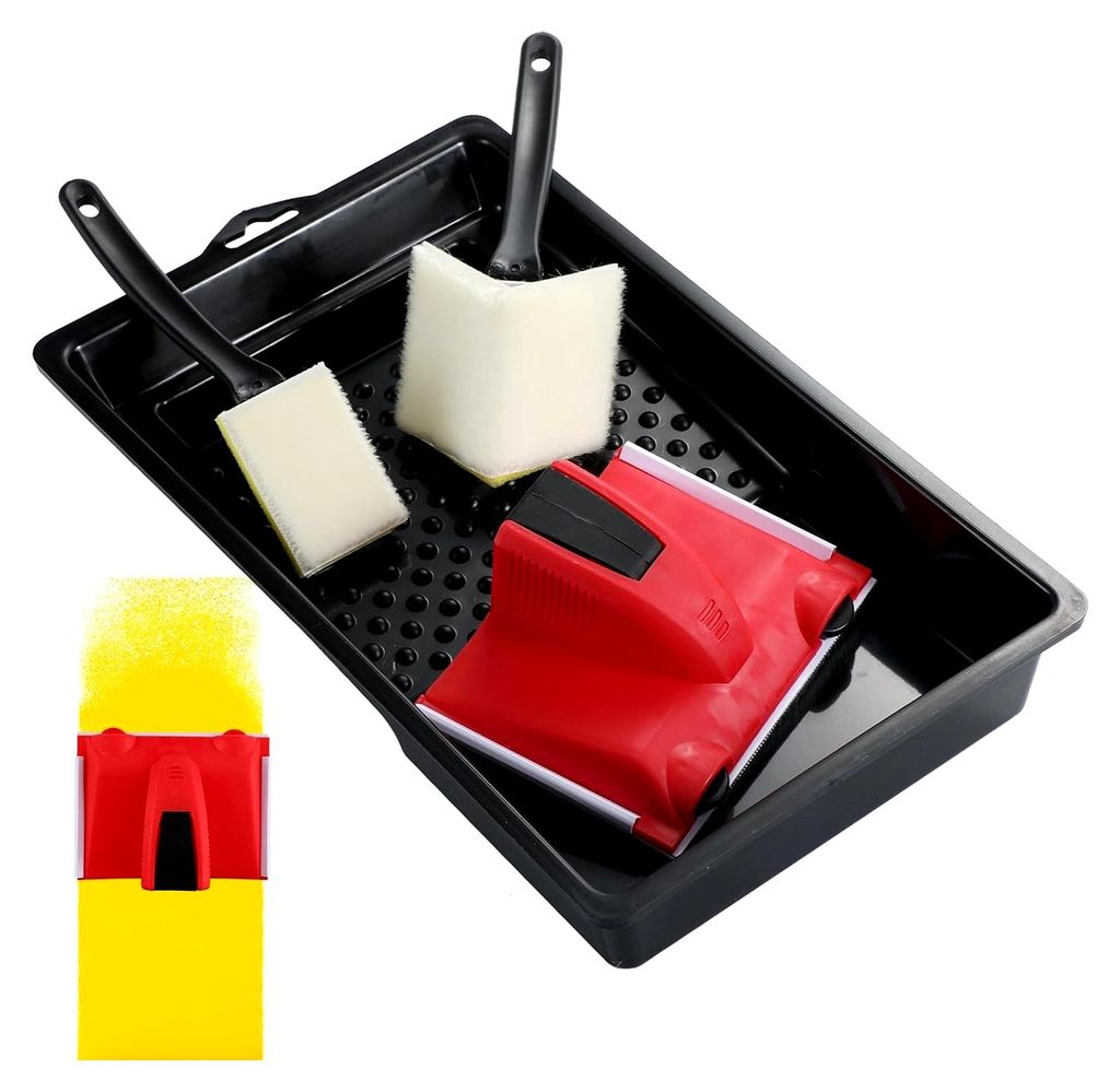 Kompakter Rasentrimmer 4,72 x 3,5 mit präzisem Kantentrimmer für saubere Schnitte | Multifunktionales Malwerkzeug für Wände, Decken und mehr
