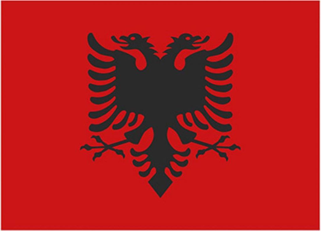Printwear  | Fahne Albanien / 90 x 150 cm - Farbe: Albania Produktbild 