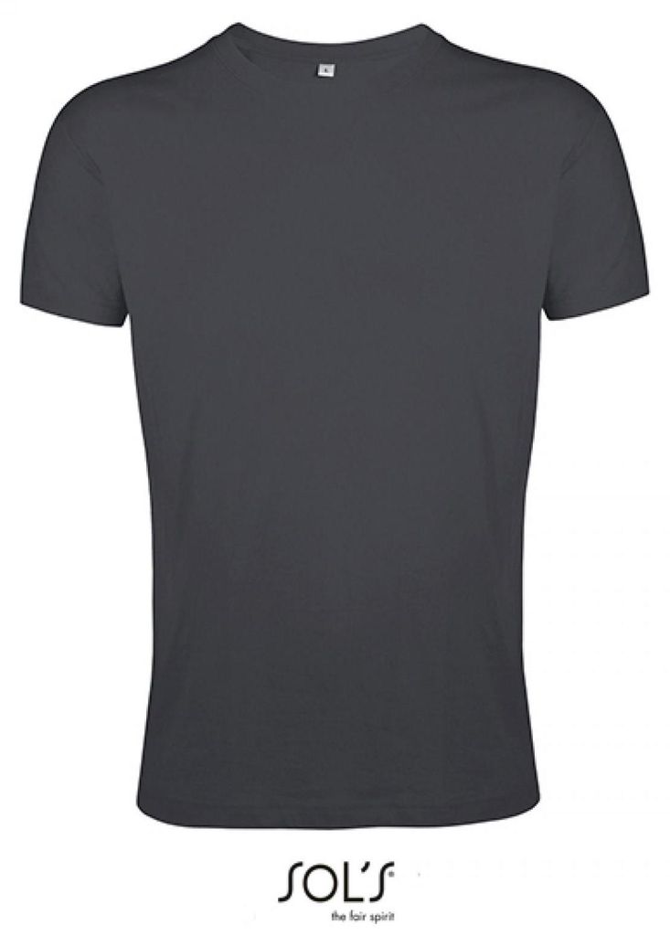 SOLs 00553 | Regent Fit Herren T-Shirt - Farbe: Dark Grey (Solid) - Größe: XS