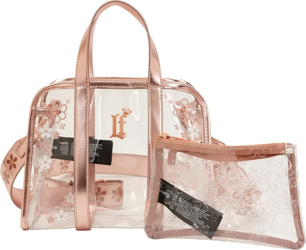 Sac à bandoulière Loungefly Clear Floral : Trouvez vos objets en un clin d'œil