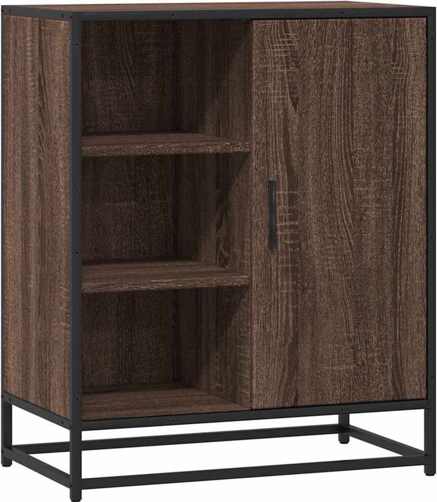 Sideboard Braun Eichen-Optik 62x35x76 cm Holzwerkstoff
