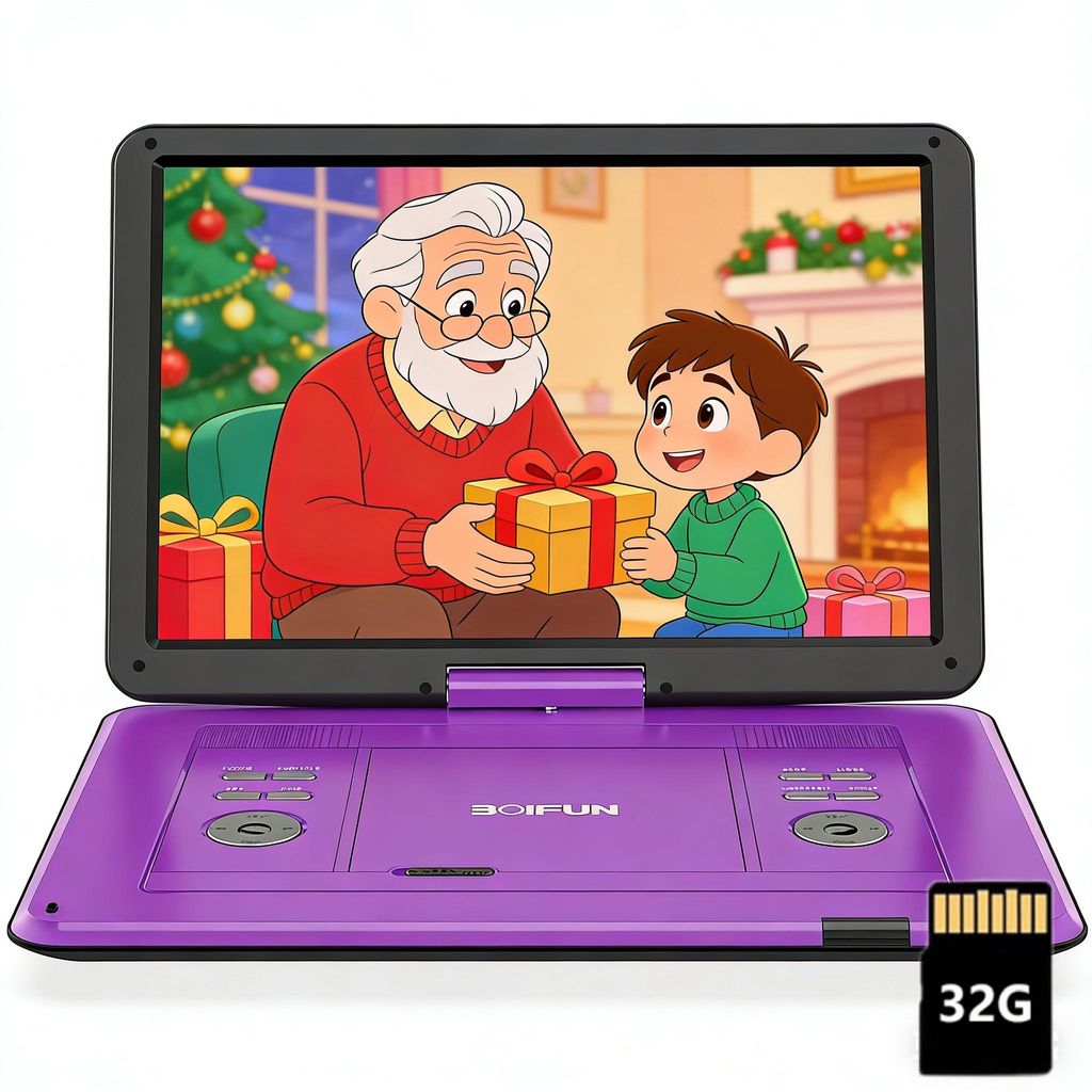BOIFUN 17.5" Tragbarer DVD-Player Mit Produktbild 