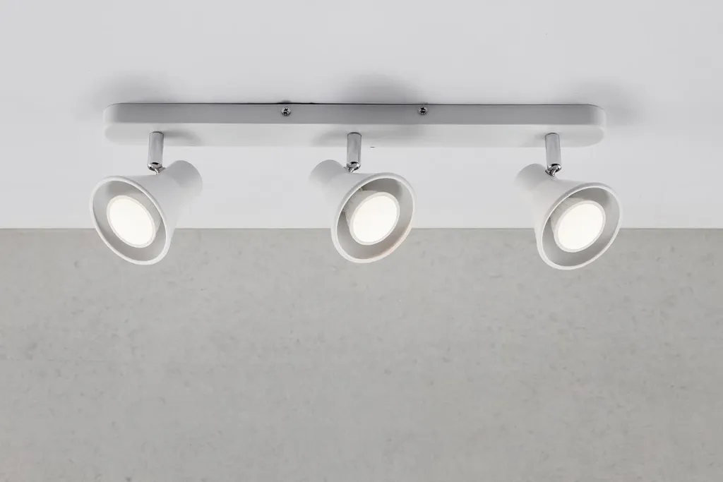 Nordlux EIK Projecteur à 3 branches blanc 45780101 pour intérieur chic