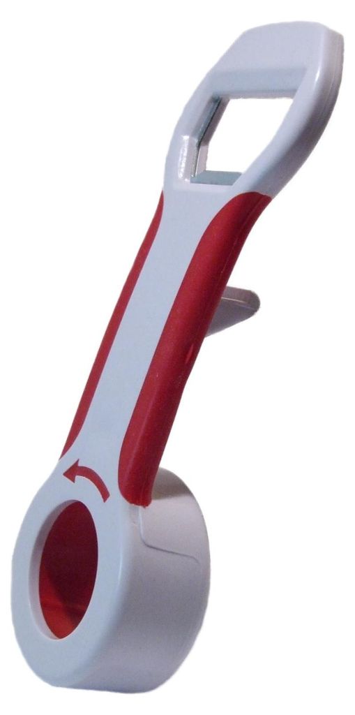 Flaschen-/Glasöffner L13,5cm mit 4 Funktionen ABS/ Produktbild 
