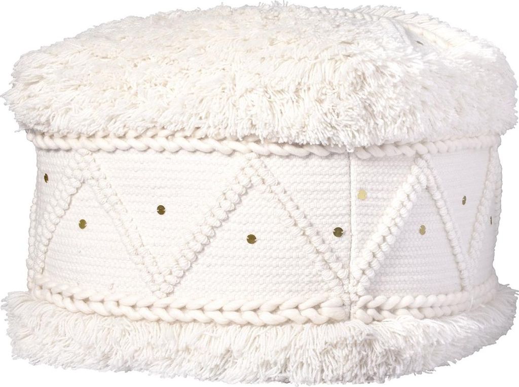 Pouf Bohist 500 Creme 50cm x 50cm Produktbild 