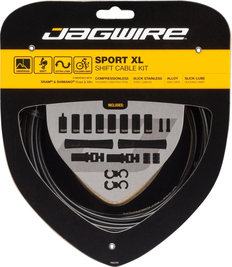 Câbles de changement de vitesse pour vélo route et VTT Jagwire Sport XL