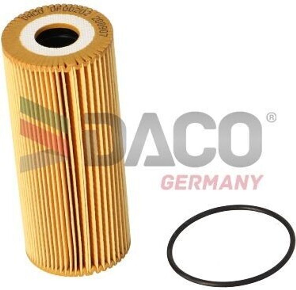 Ölfilter DACO Germany DFO0202 Filtereinsatz für VW Golf IV Schrägheck (1J1) PASSAT Variant (3B6) für AUDI A4 Avant (8ED, B7) A3 Schrägheck (8L1)