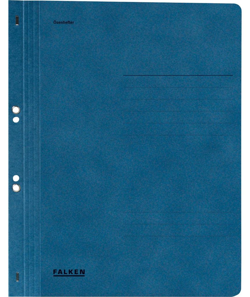 Falken 80003882 Ösenhefter - A4 1/1 Vorderdeckel, blau, Image du produit 