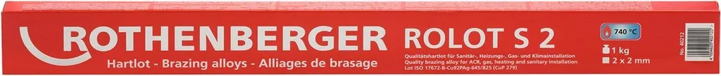Evitez les Fuites avec la Brasure Cuivre Rolot S2 ISO 17672 - 1kg