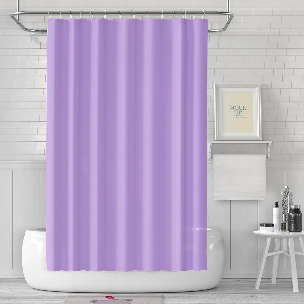 OFFERTA Tenda Doccia 180x180 PEVA Lavanda Antimuffa + 12 Ganci