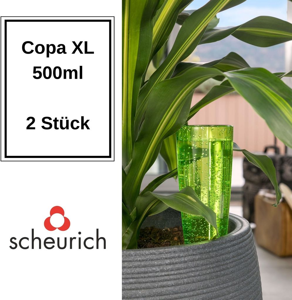 Scheurich Wasserspender Copa XL | 2x Grün | 500 ml Produktbild 
